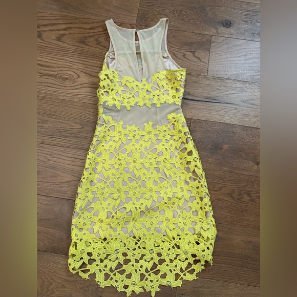 Lovers + Friends Yellow Crochet Dress - Picture 4 of 5